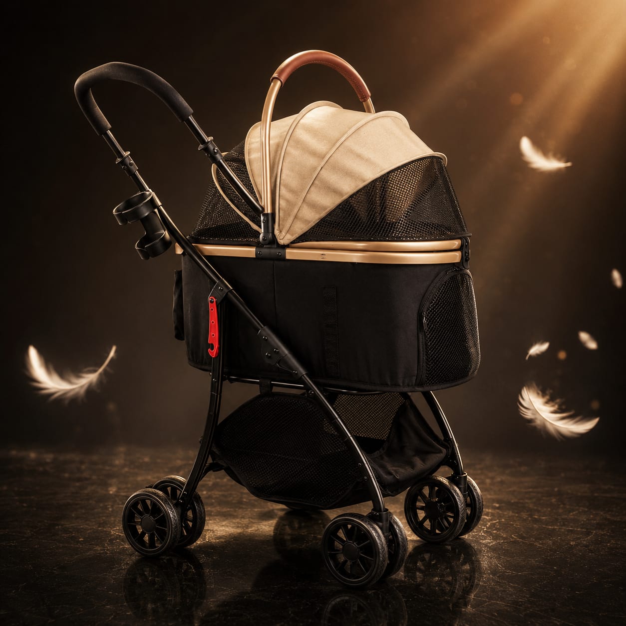 Carriage & Co Pet Stroller – detail